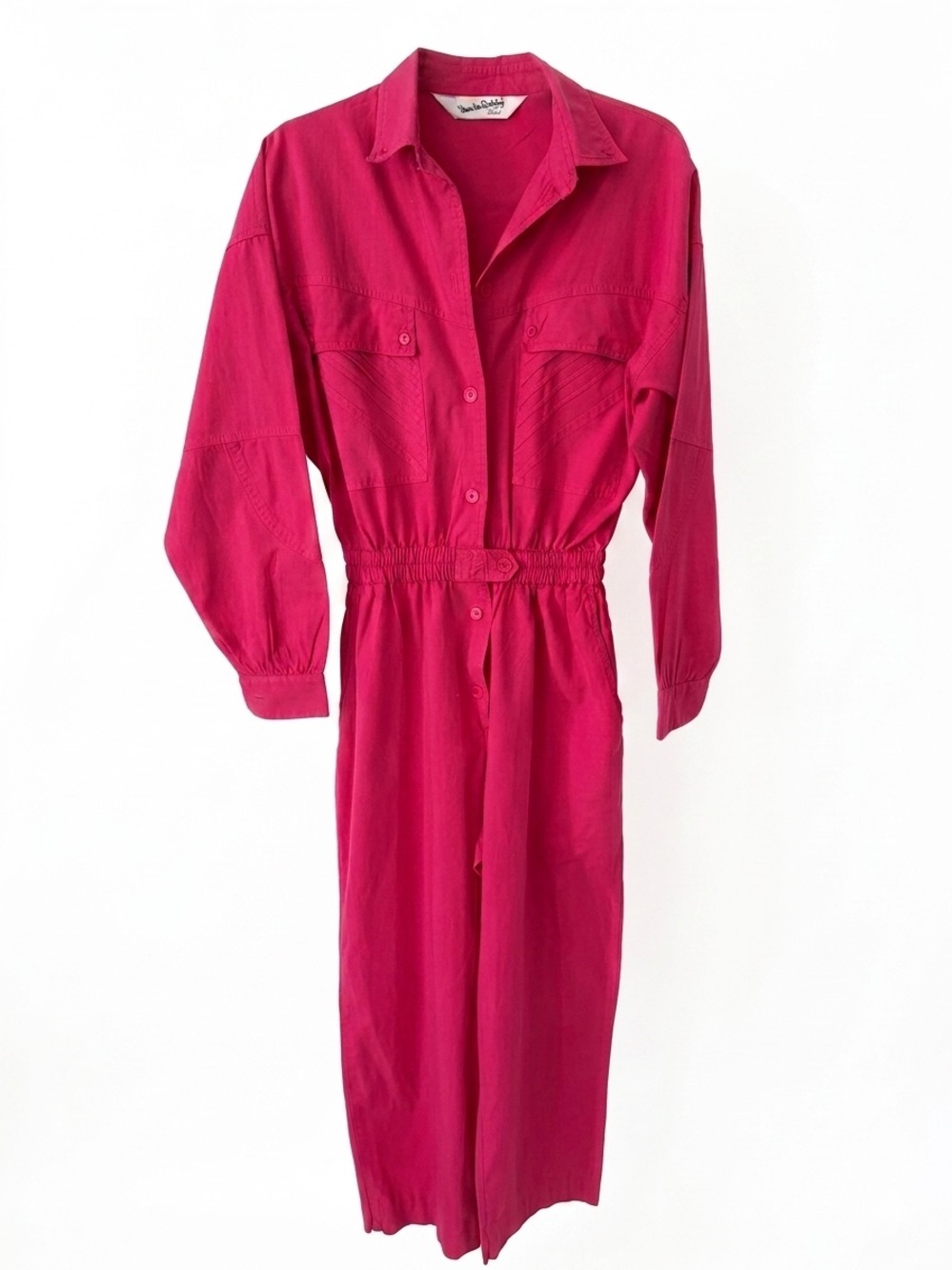Diane Von Furstenberg Sport Vintage Pink Jumpsuit | Size Small